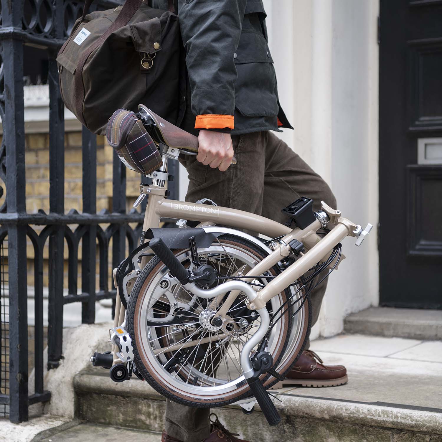 Brompton X Barbour