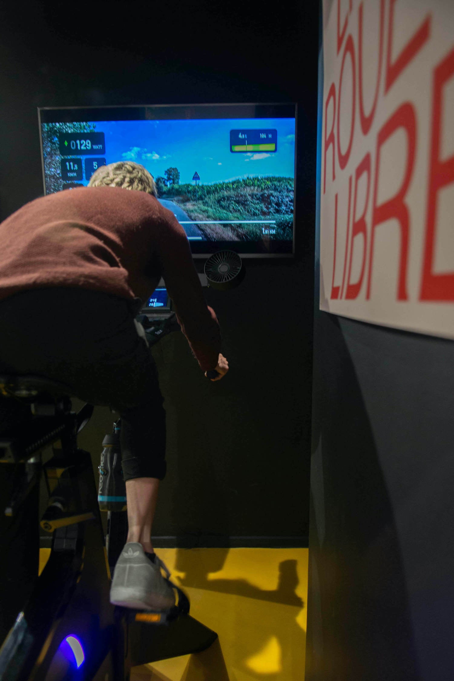Le Wattbike, simulateur vélo en réalité augmentée